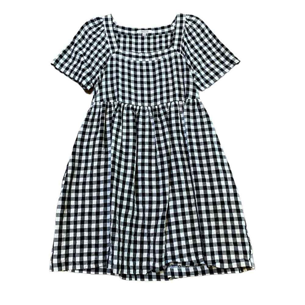 MADEWELL Linen Blend Mini Dress